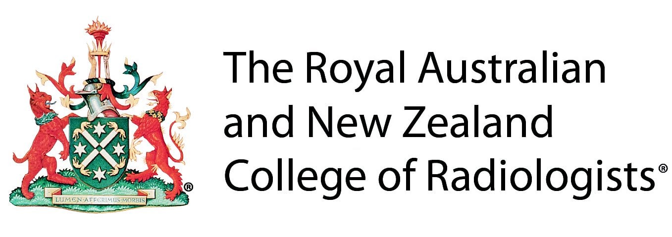 Royal Australian and New Zealand College of Radiologist logo Royal Australian and New Zealand College of Radiologist logo